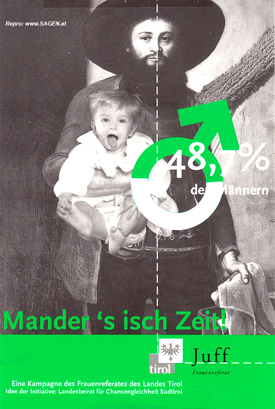 Mander 's isch Zeit!, Eine Kampagne des Frauenreferates des Landes Tirol