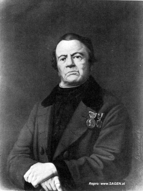 Kajetan Sweth, Porträt von Georg Köck 1866