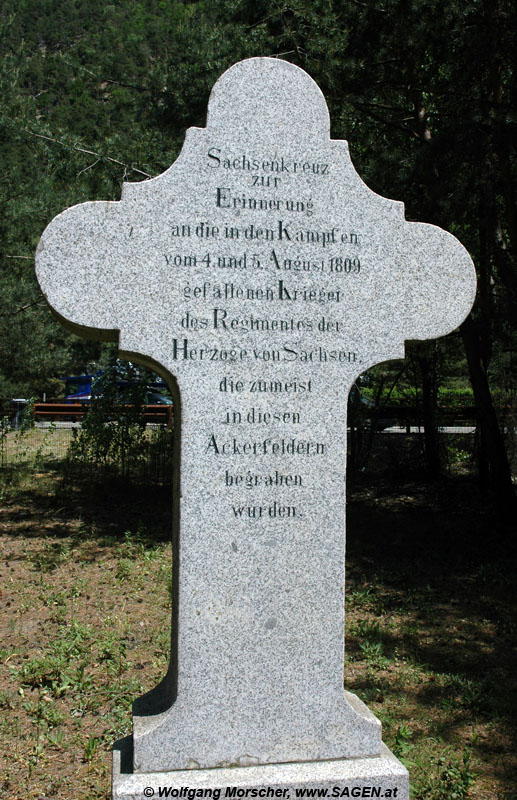 „Sachsenkreuz" unterhalb von Oberau © Wolfgang Morscher