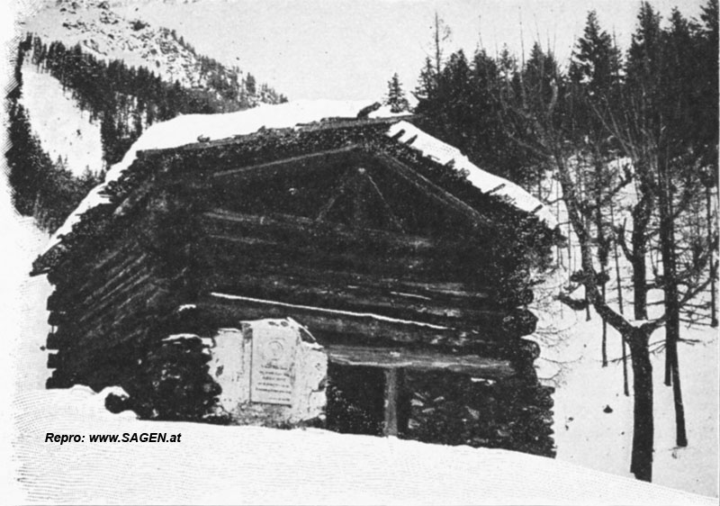 Mountain hut where Andreas Hofer was captured 