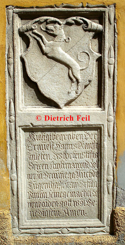 Bruneck - Grabstein des Hanns Ranfft und der Ursula Vintler (ca. 1542)