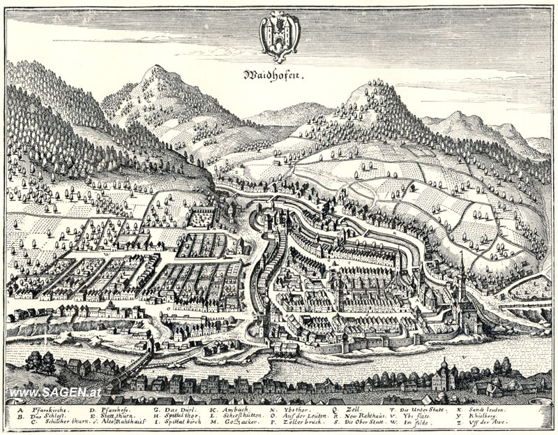 Waidhofen a. d. Ybbs im Jahre 1630