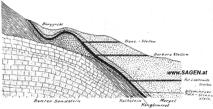 Die geologischen Verhältnisse des Häringer Bergbaues