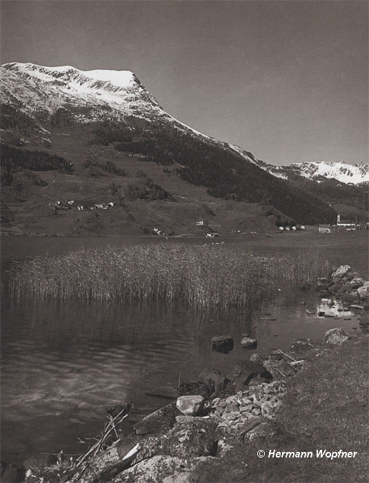 Reschensee, 1923 © Hermann Wopfner