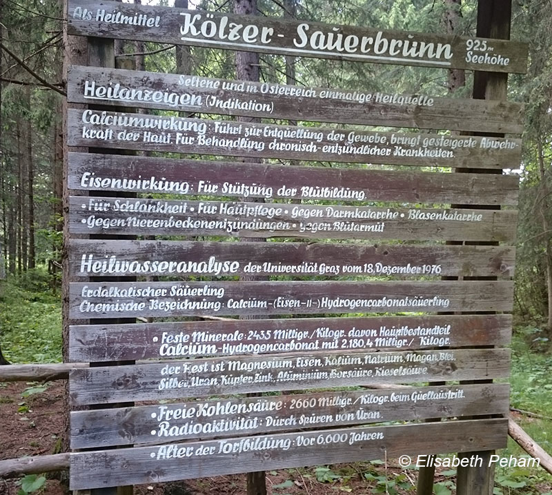 Kölzerquelle, Reichenfels, Wolfsberg, Kärnten © Elisabeth Peham