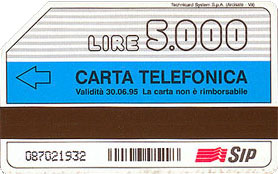 Telefonwertkarte Italien, &copy; Wolfgang Morscher