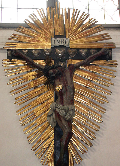Kruzifix Heiliggeistkirche, Spitalkirche Bruneck, © Dietrich Feil