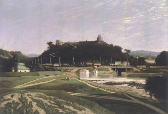 Gediminas-Berg in Vilnius, Józef Marszewski, 1861