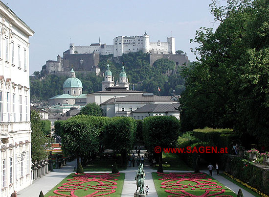 Salzburg, Altstadt und Festung Hohensalzburg, © Wolfgang Morscher