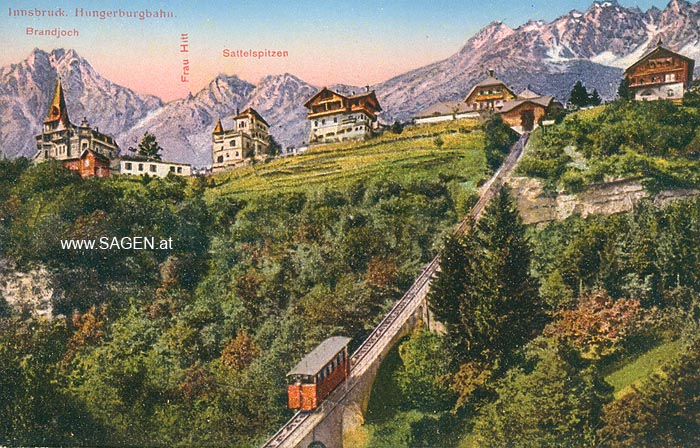 Hungerburgbahn Innsbruck, www.SAGEN.at