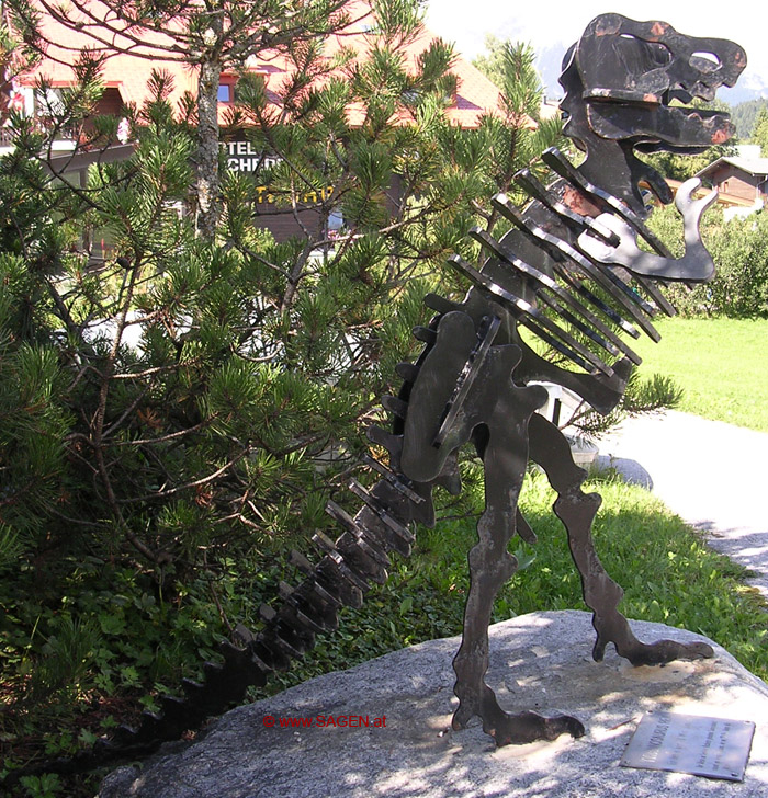 Skulptur "Tyrannosaurus Rex"