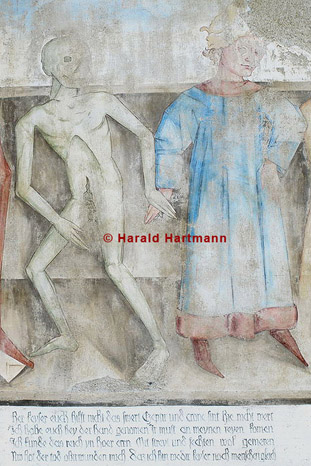 DerTod holt den Kaiser, Metnitzer Totentanz © Harald Hartmann