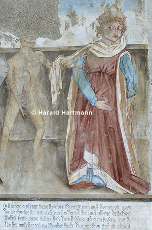 DerTod holt die Kaiserin, Metnitzer Totentanz © Harald Hartmann