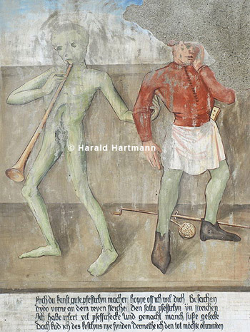 Der Tod holt den Koch, Metnitzer Totentanz © Harald Hartmann