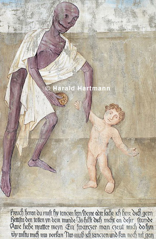 Der Tod holt das Kind, Metnitzer Totentanz © Harald Hartmann