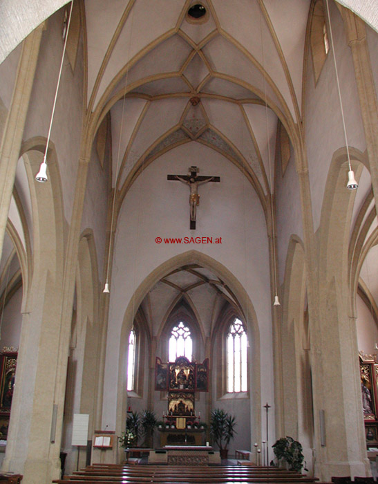 Pfarrkirche Landeck, Innenansicht©Berit Mrugalska